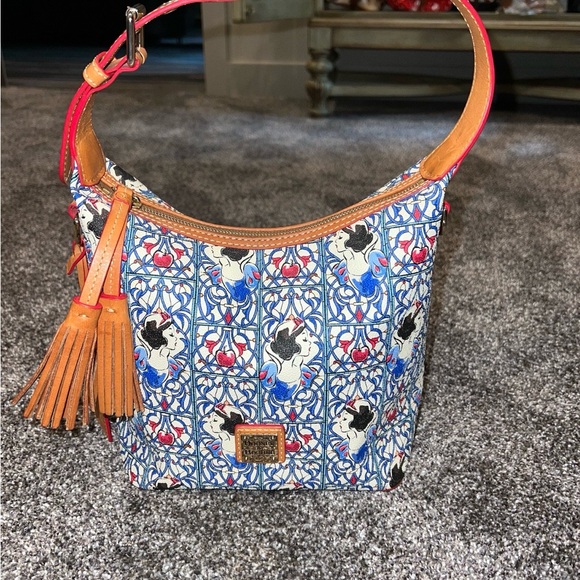 Dooney & Bourke Handbags - Dooney & Bourke SNOW WHITE Patterned Shoulder Bag